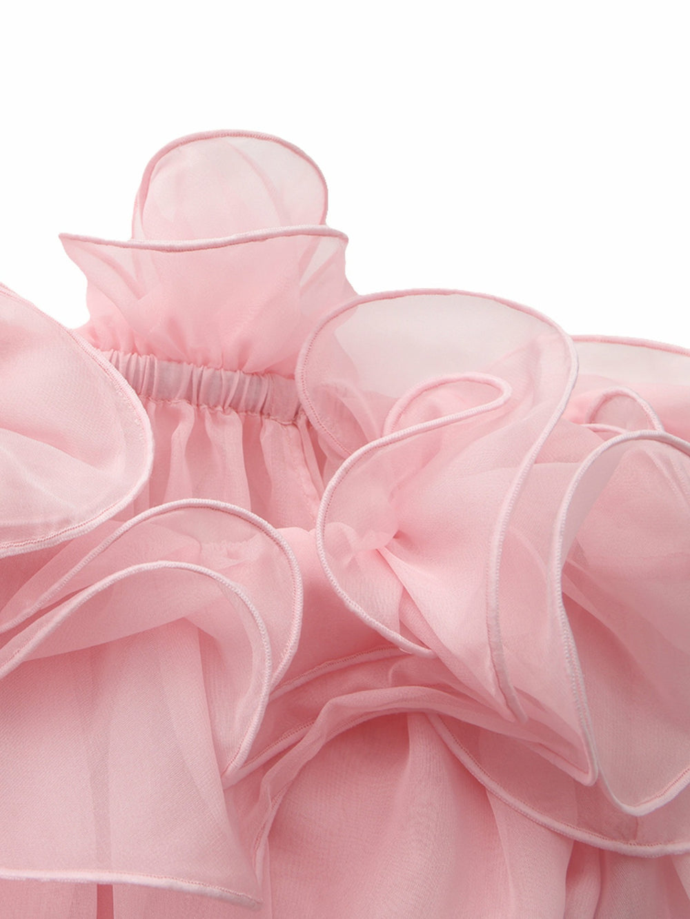 Summer Off-Shoulder Ruffle Pink Blouse | Nana Jacqueline
