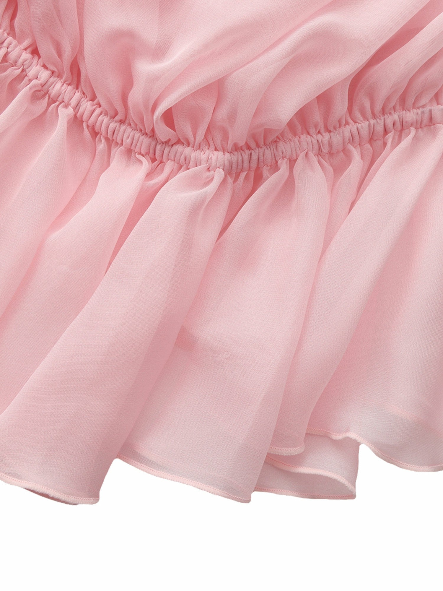 Summer Off-Shoulder Ruffle Pink Blouse | Nana Jacqueline
