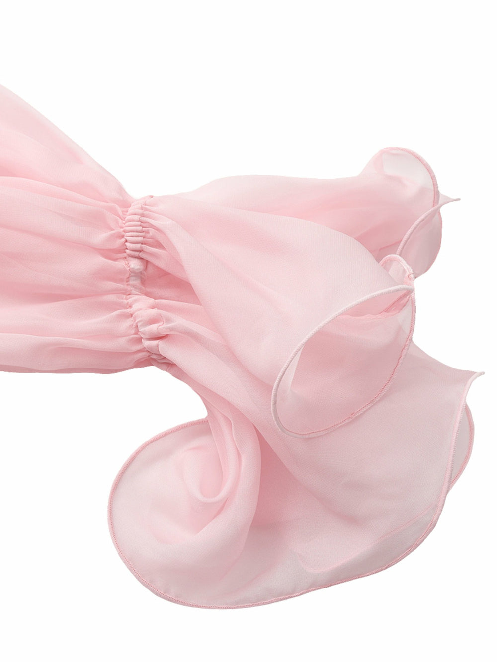 Summer Off-Shoulder Ruffle Pink Blouse | Nana Jacqueline