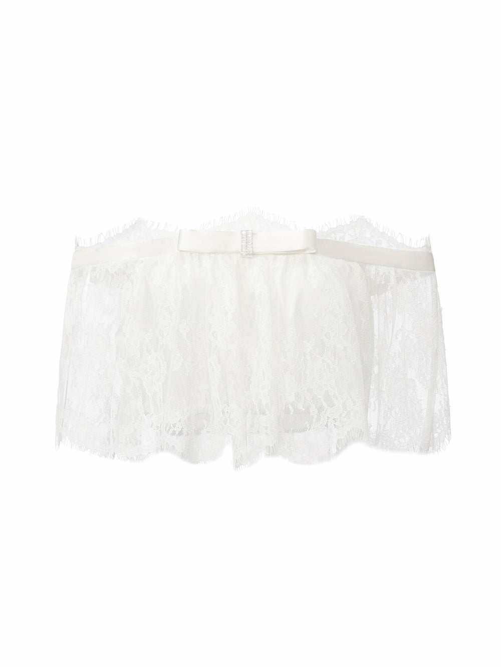 Alexandra Off-Shoulder Lace White Top | Nana Jacqueline