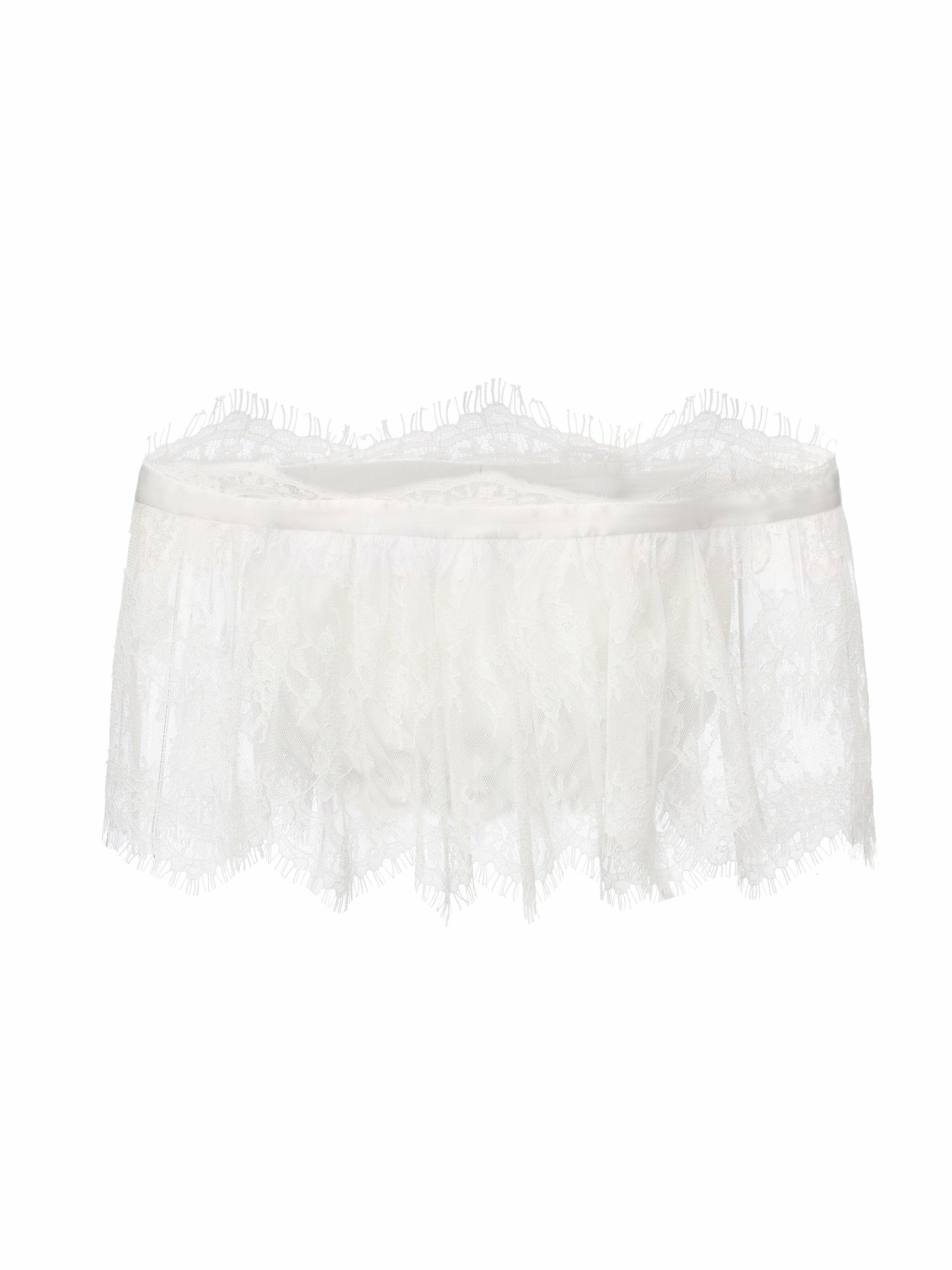 Alexandra Off-Shoulder Lace White Top | Nana Jacqueline