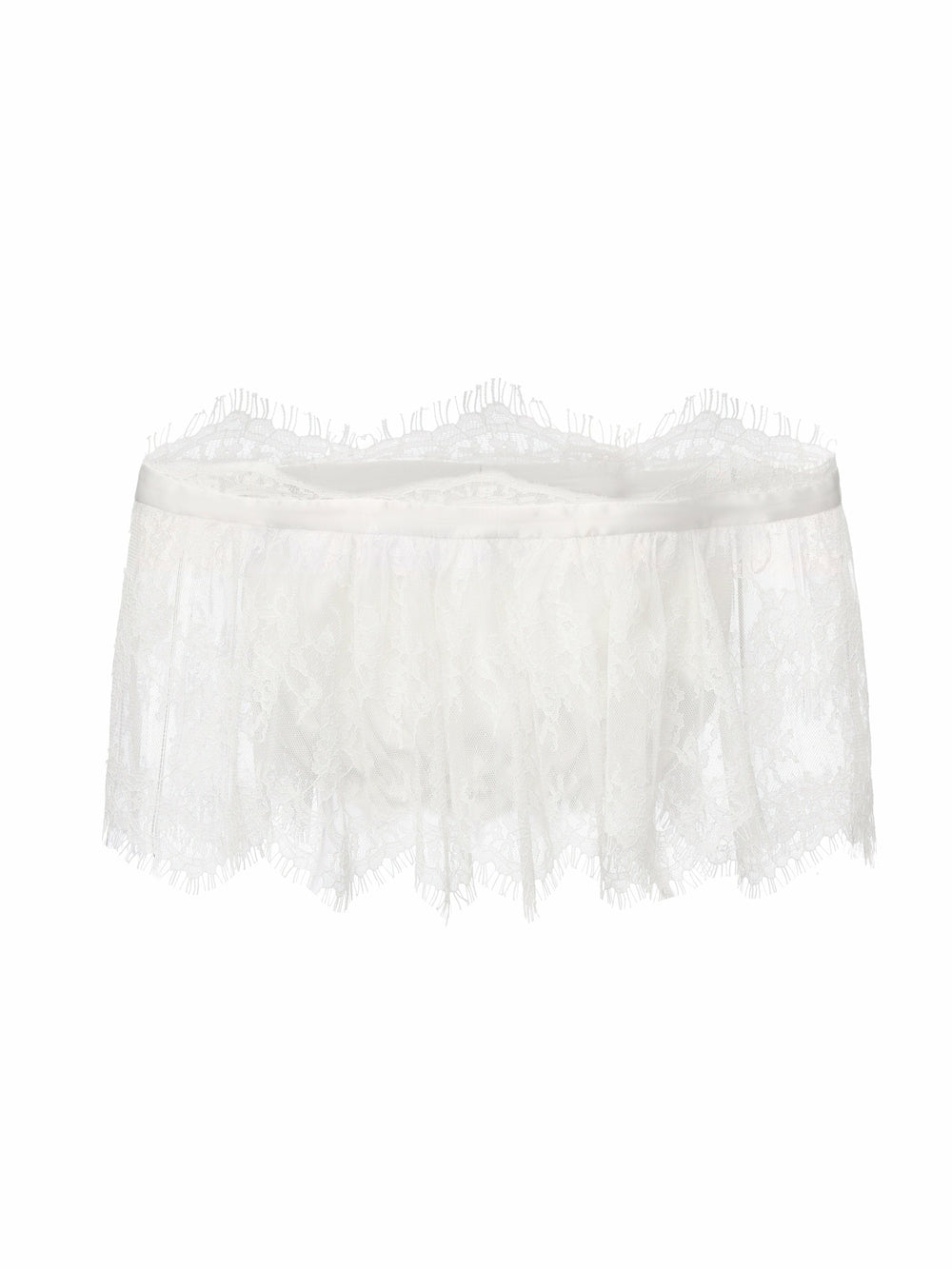Alexandra Off-Shoulder Lace White Top | Nana Jacqueline