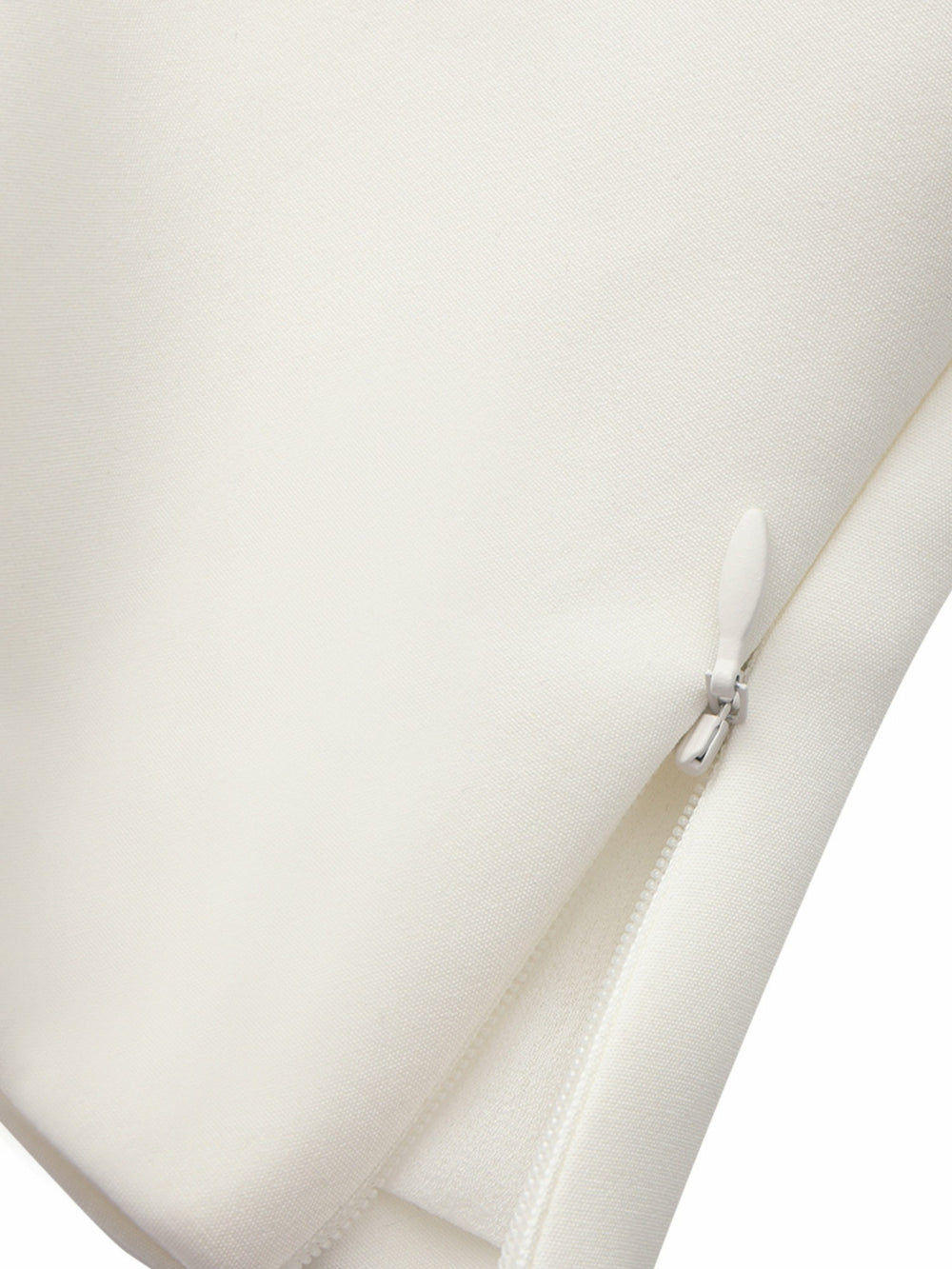 Lou U-Neck Halter Tailored White Top | Nana Jacqueline