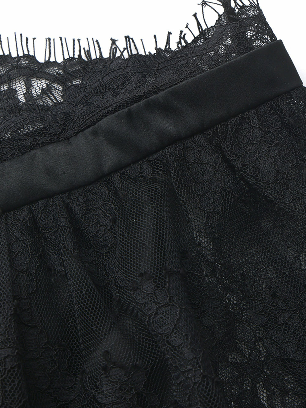Alexandra Off-Shoulder Lace Black Top | Nana Jacqueline