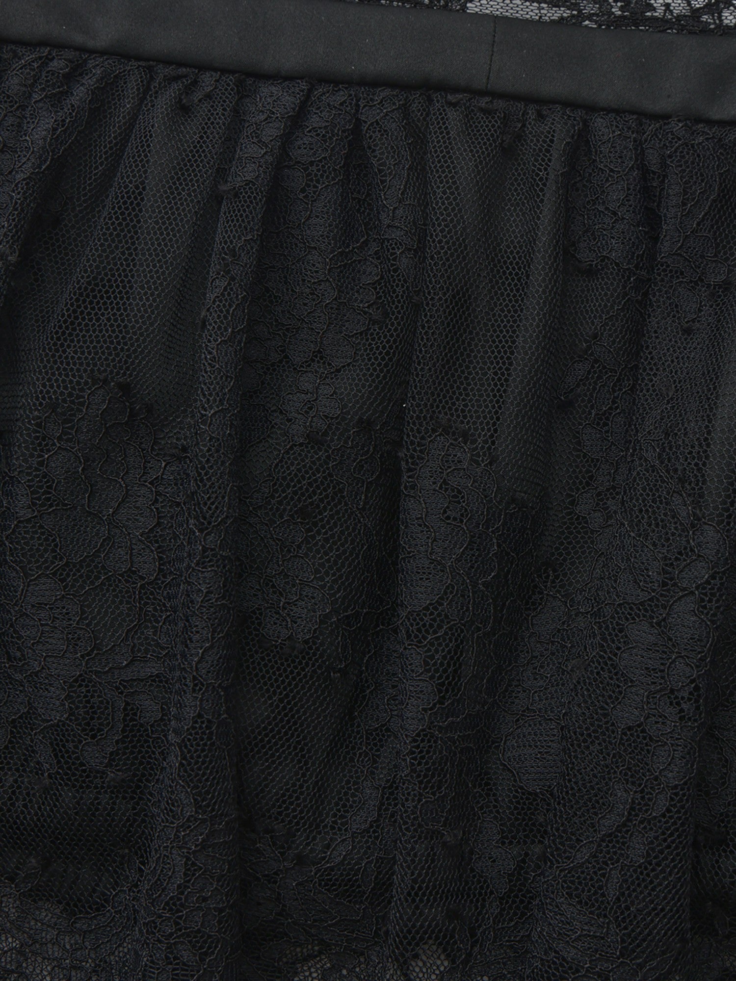 Alexandra Off-Shoulder Lace Black Top | Nana Jacqueline