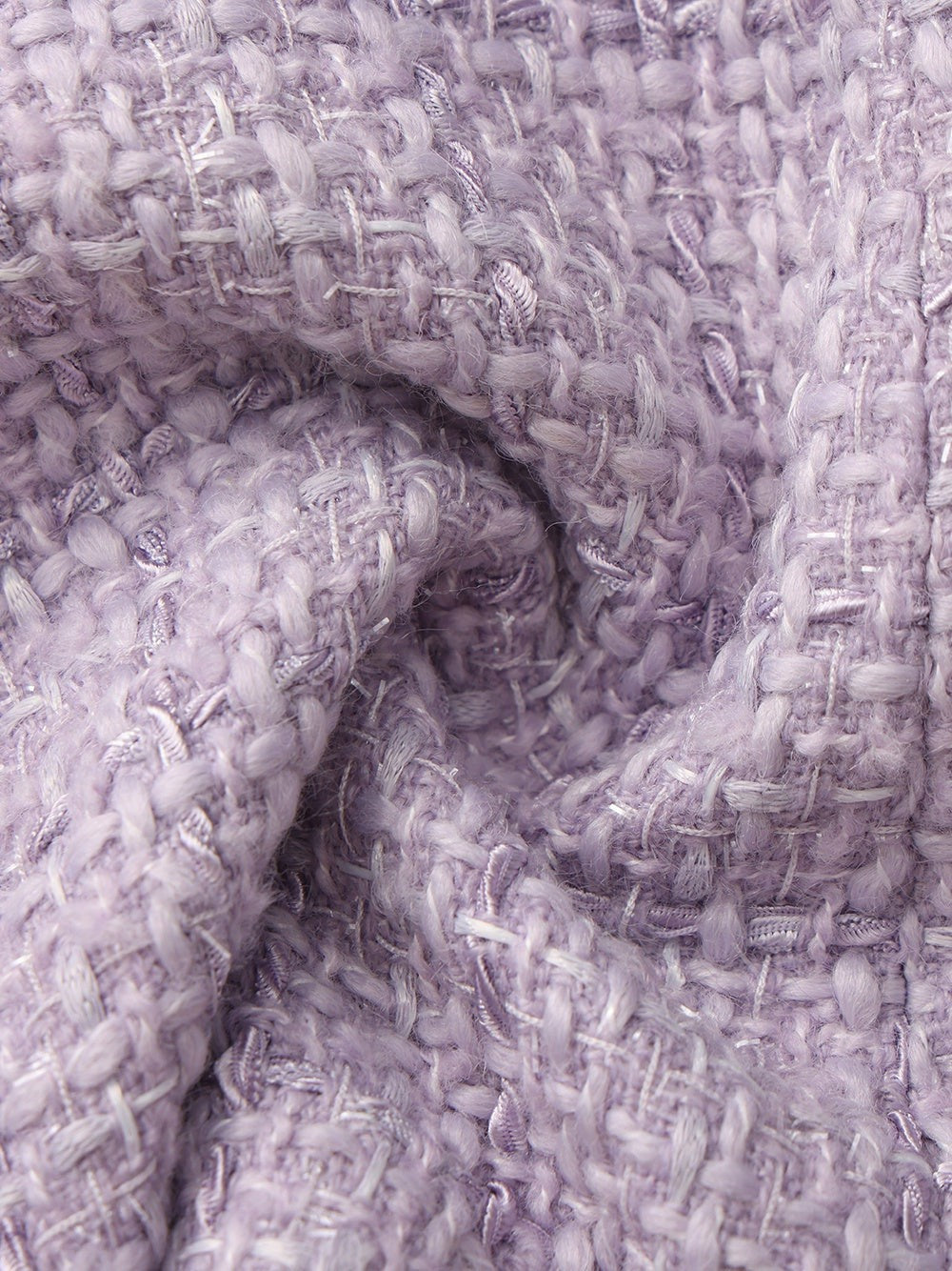 Annabella Tweed Woven Purple Bow Top | Nana Jacqueline