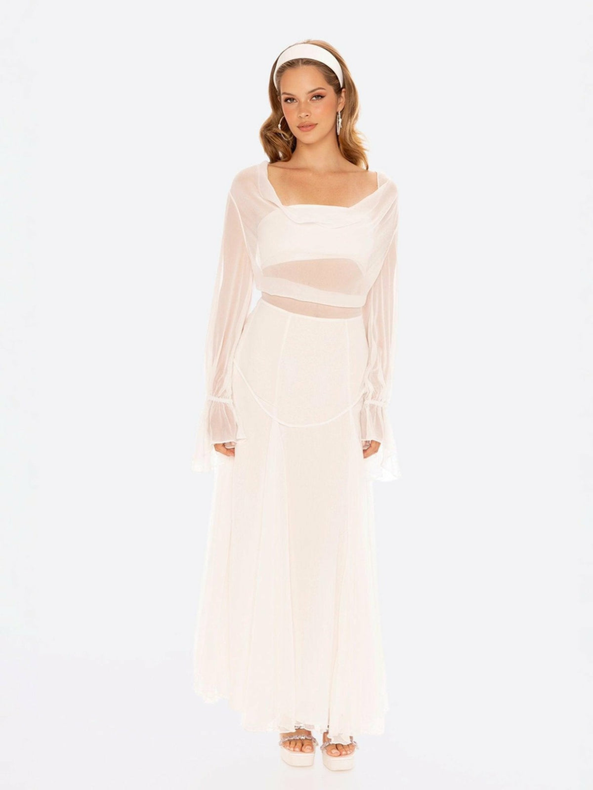 Nora Top: White Top for Engagement Party | Nana Jacqueline