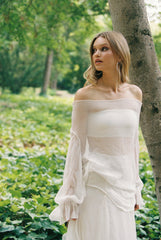 Nora Top: White Top for Engagement Party | Nana Jacqueline