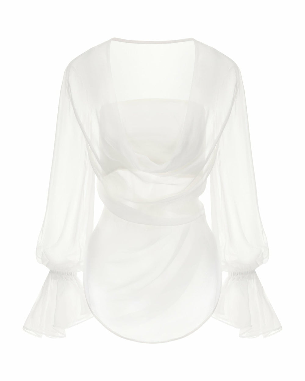 Nora Top: White Top for Engagement Party | Nana Jacqueline