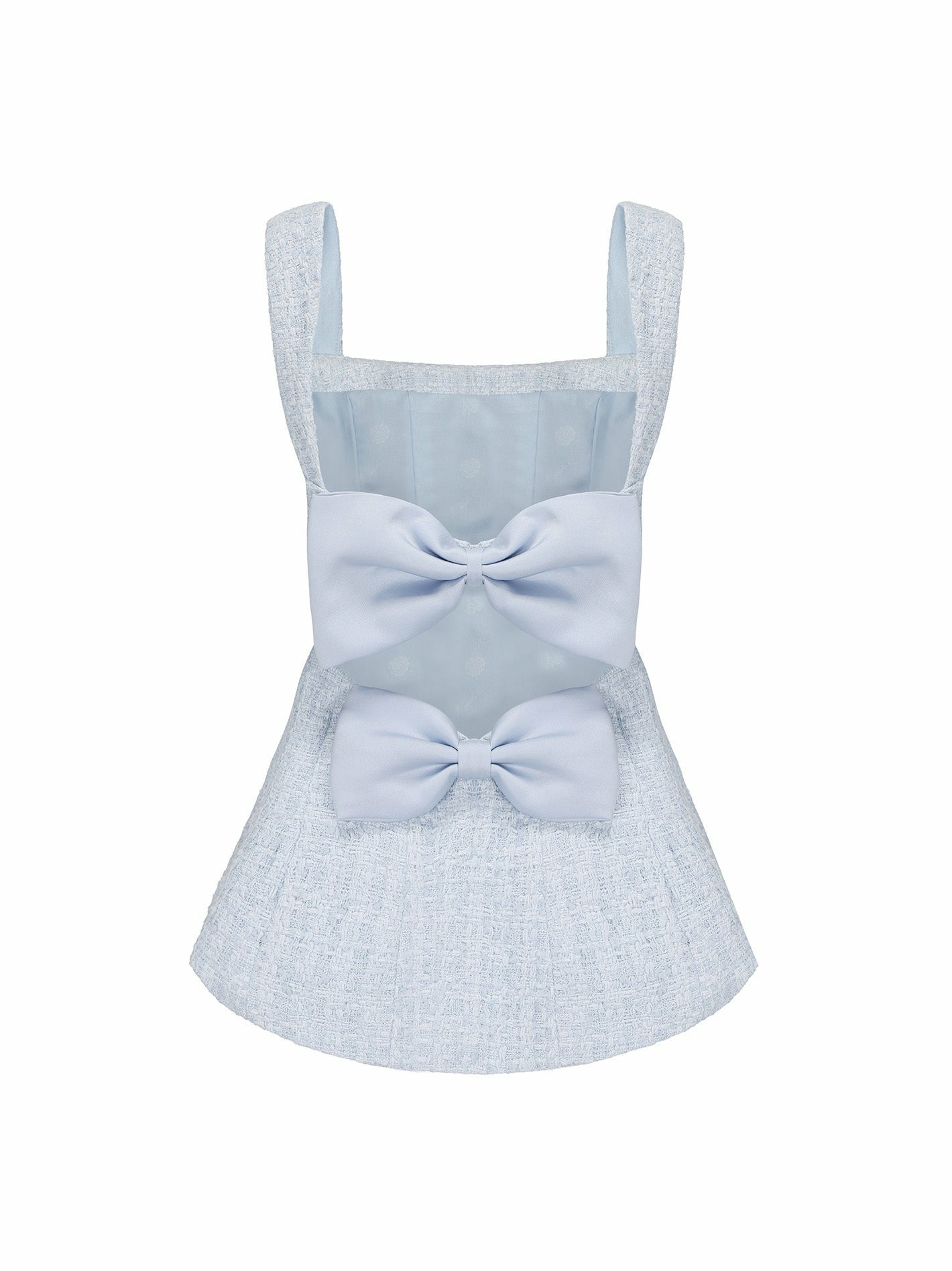 Anabella Bow Top: Blue Top for Brunch | Nana Jacqueline
