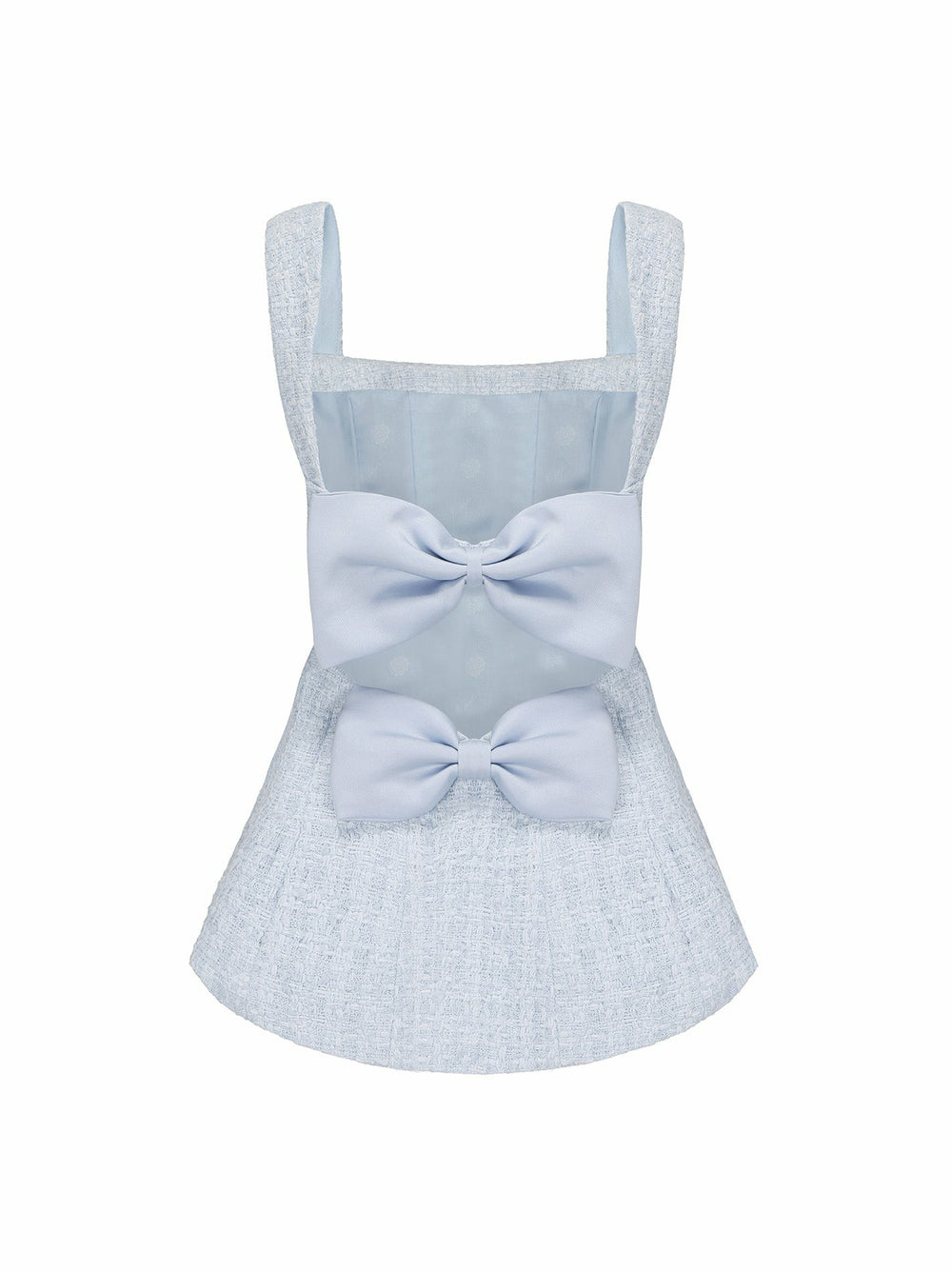 Anabella Bow Top: Blue Top for Brunch | Nana Jacqueline