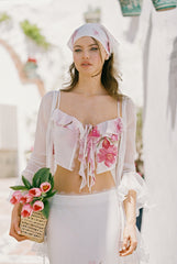 Vivienne Top: Pink Top for Brunch | Nana Jacqueline
