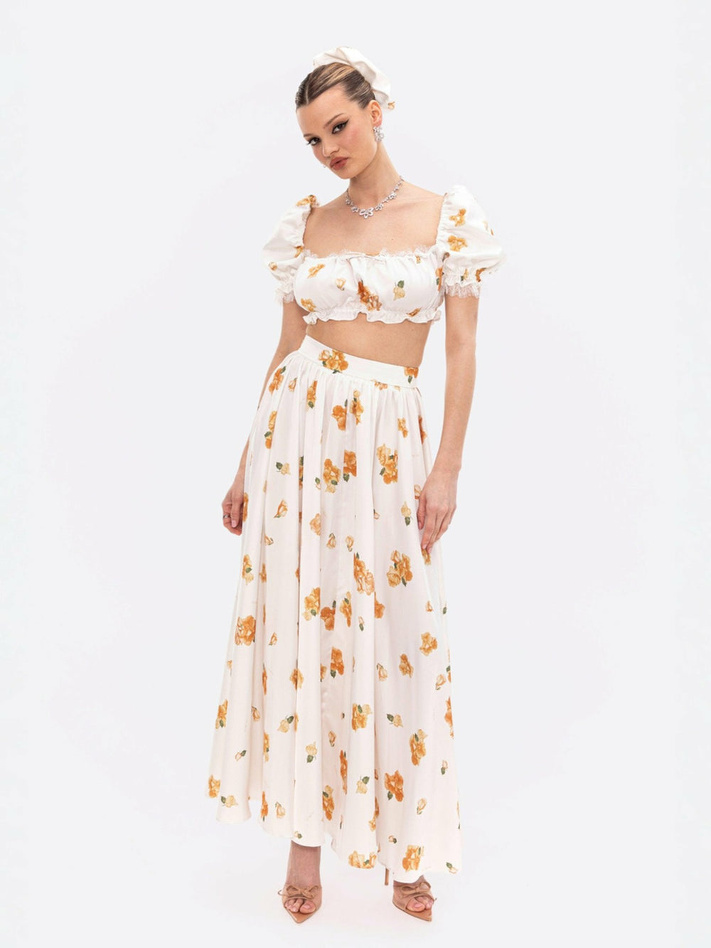 Theodora Top: Floral Top for Garden Party | Nana Jacqueline