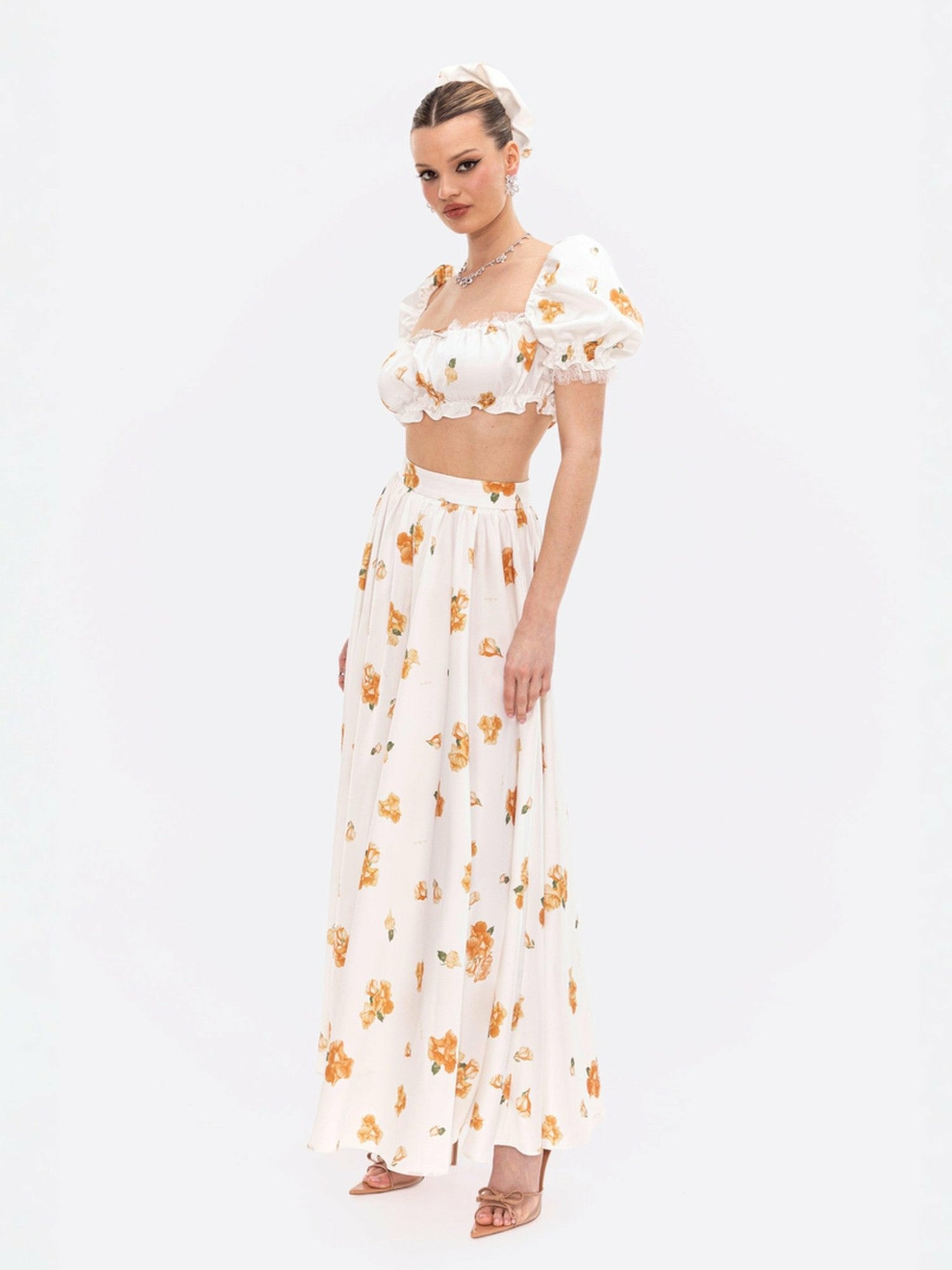 Theodora Top: Floral Top for Garden Party | Nana Jacqueline