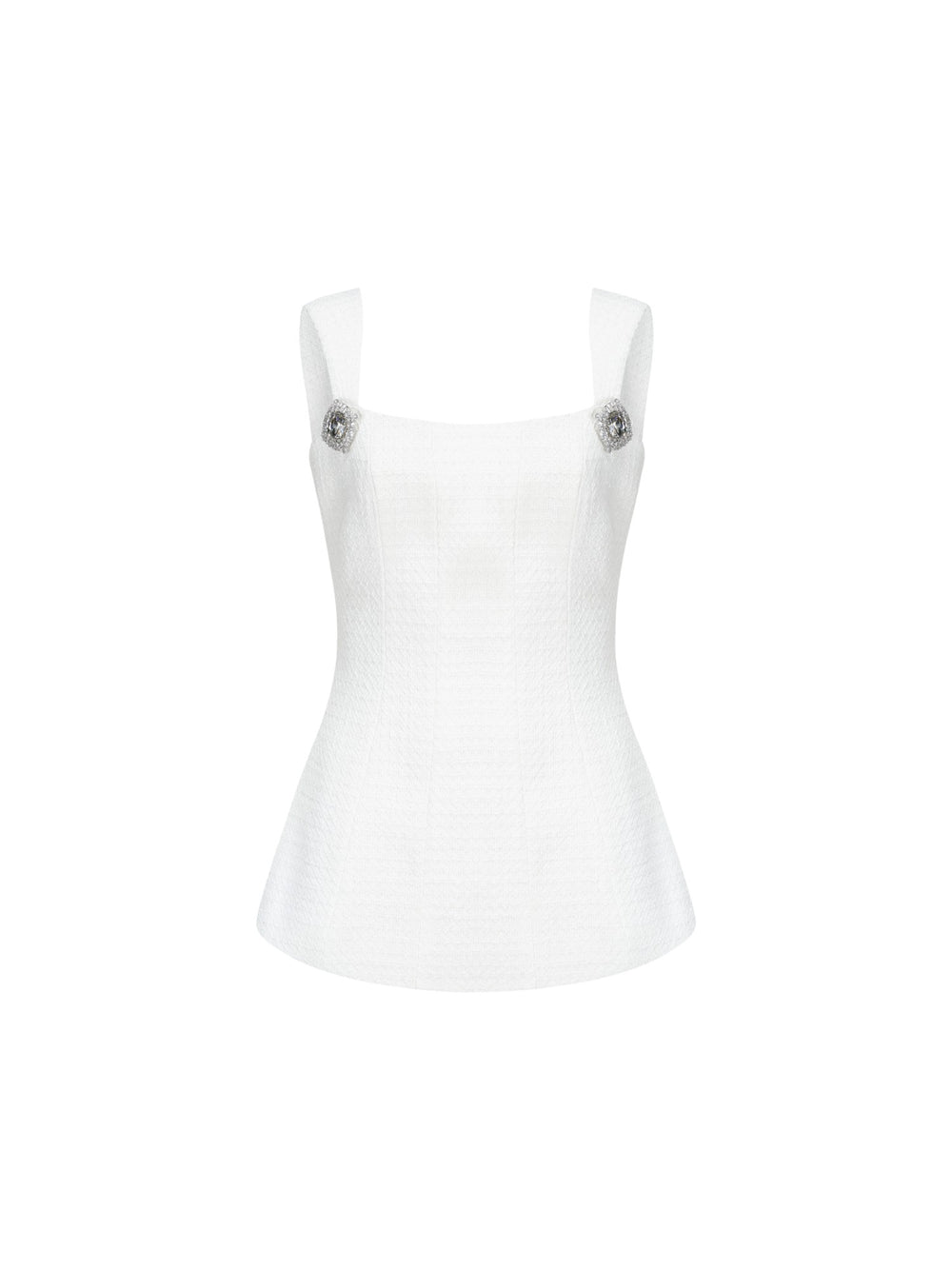 Anabella Bow Top: White Top for Bridal Shower | Nana Jacqueline