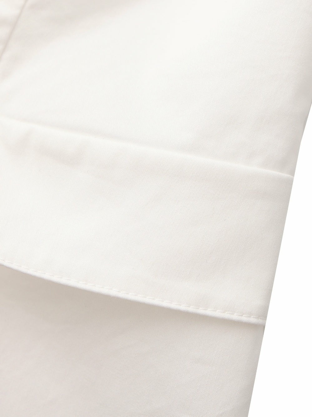 White Tailored Off-Shoulder Cropped Top | Nana Jacqueline