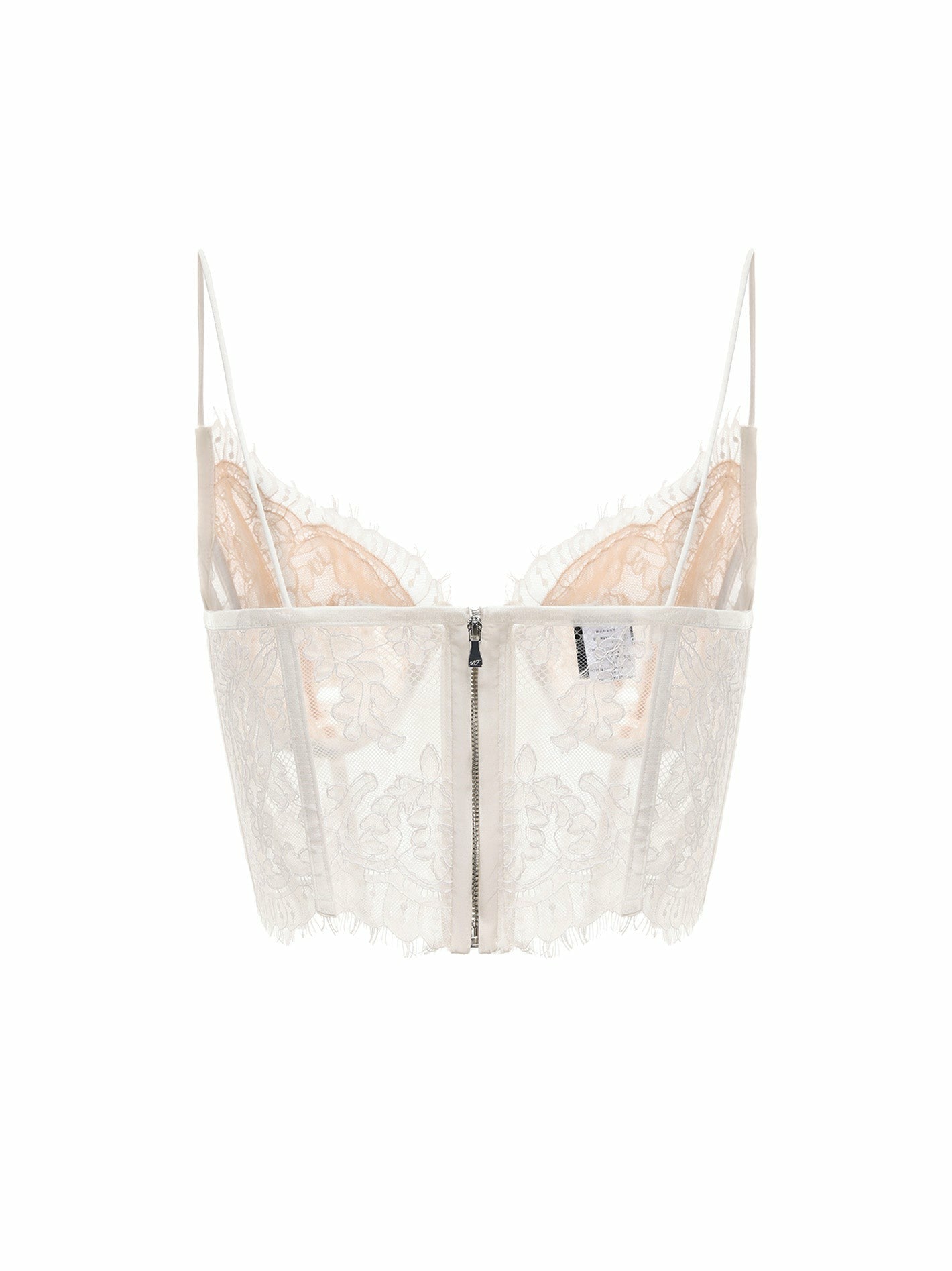 Audrina Lace Top: White Lace Top for Bachelorette Party | Nana Jacqueline