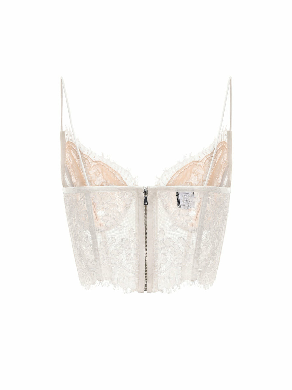 Audrina Lace Top: White Lace Top for Bachelorette Party | Nana Jacqueline