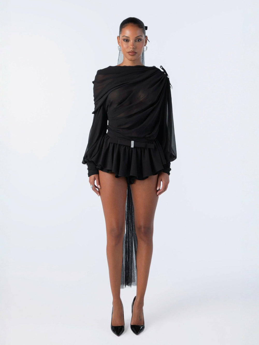 Demi Top: Black Top for Date Night | Nana Jacqueline