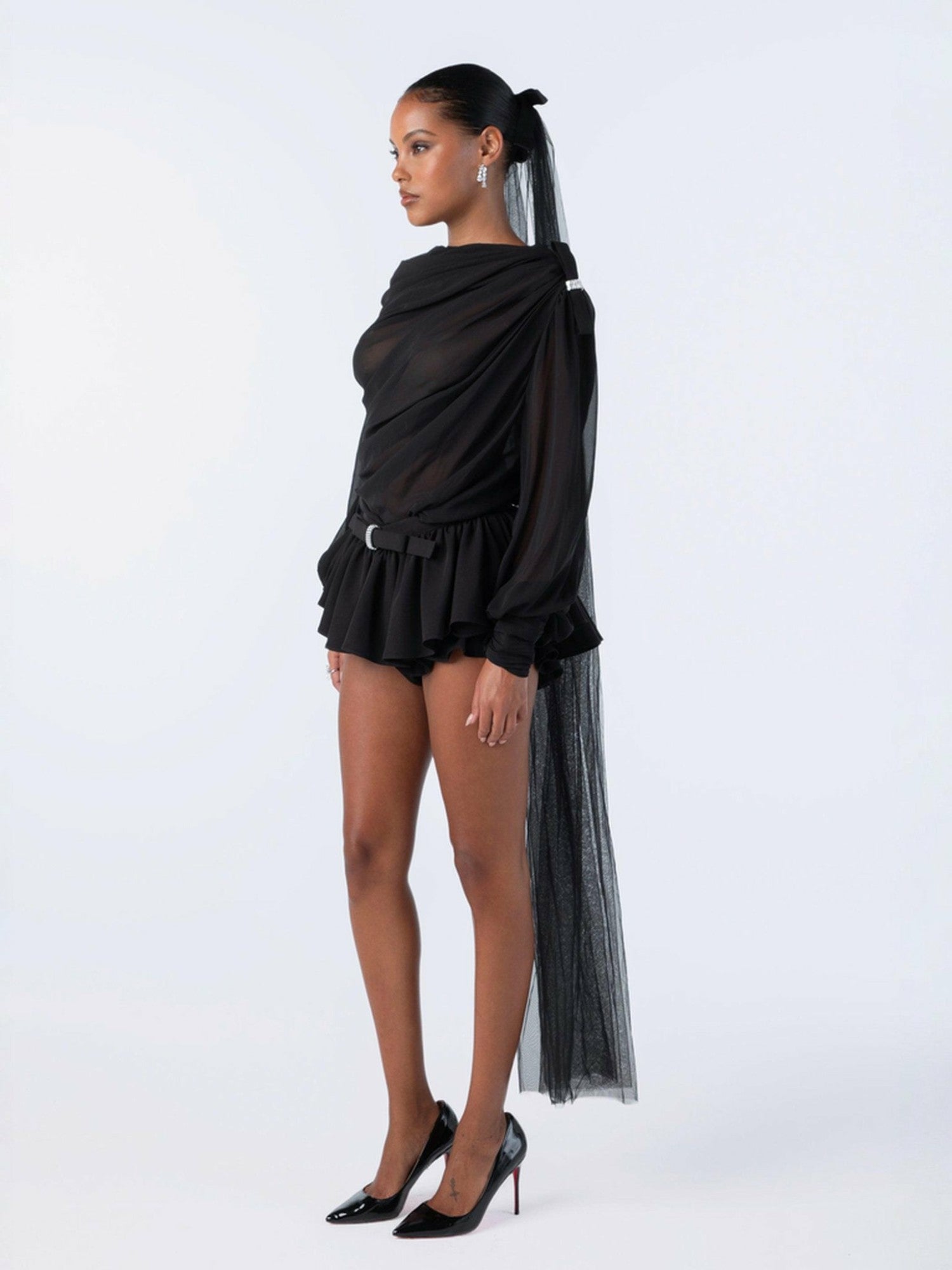 Demi Top: Black Top for Date Night | Nana Jacqueline