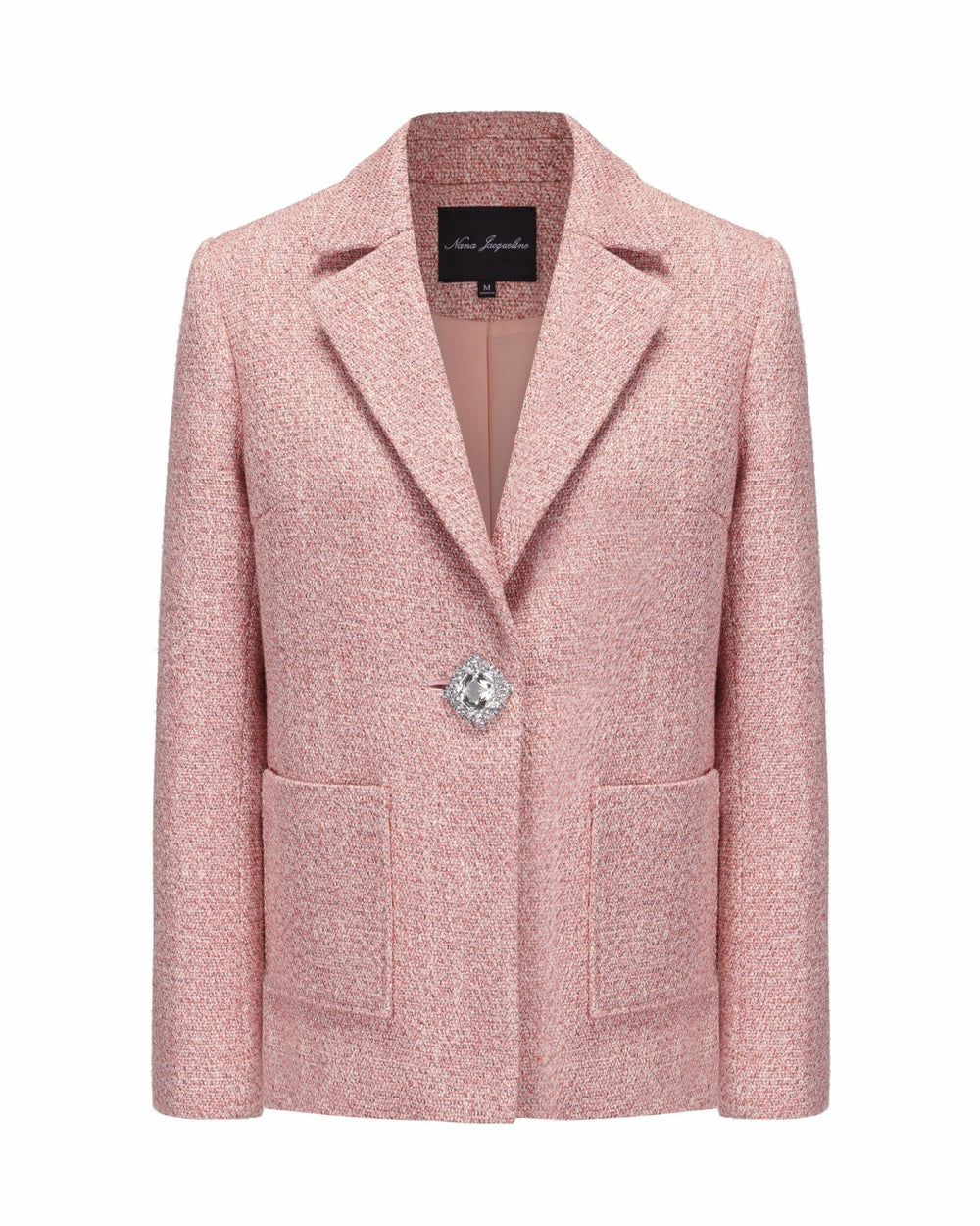 Gia Suit Jacket: Pink Suit Jacket for Brunch | Nana Jacqueline