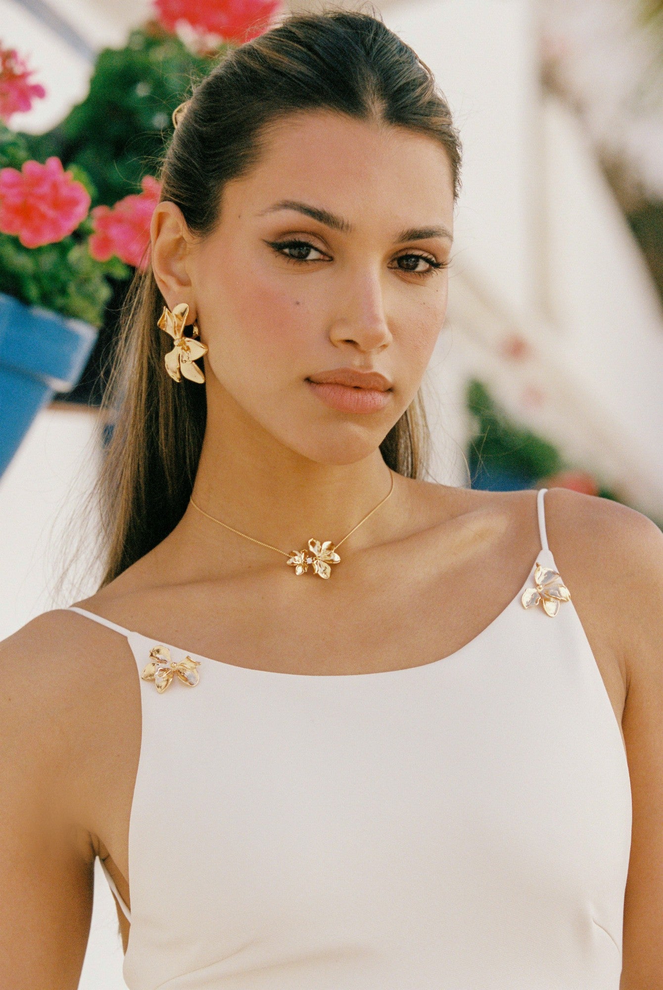 Selena Top: Beige Top for Brunch | Nana Jacqueline