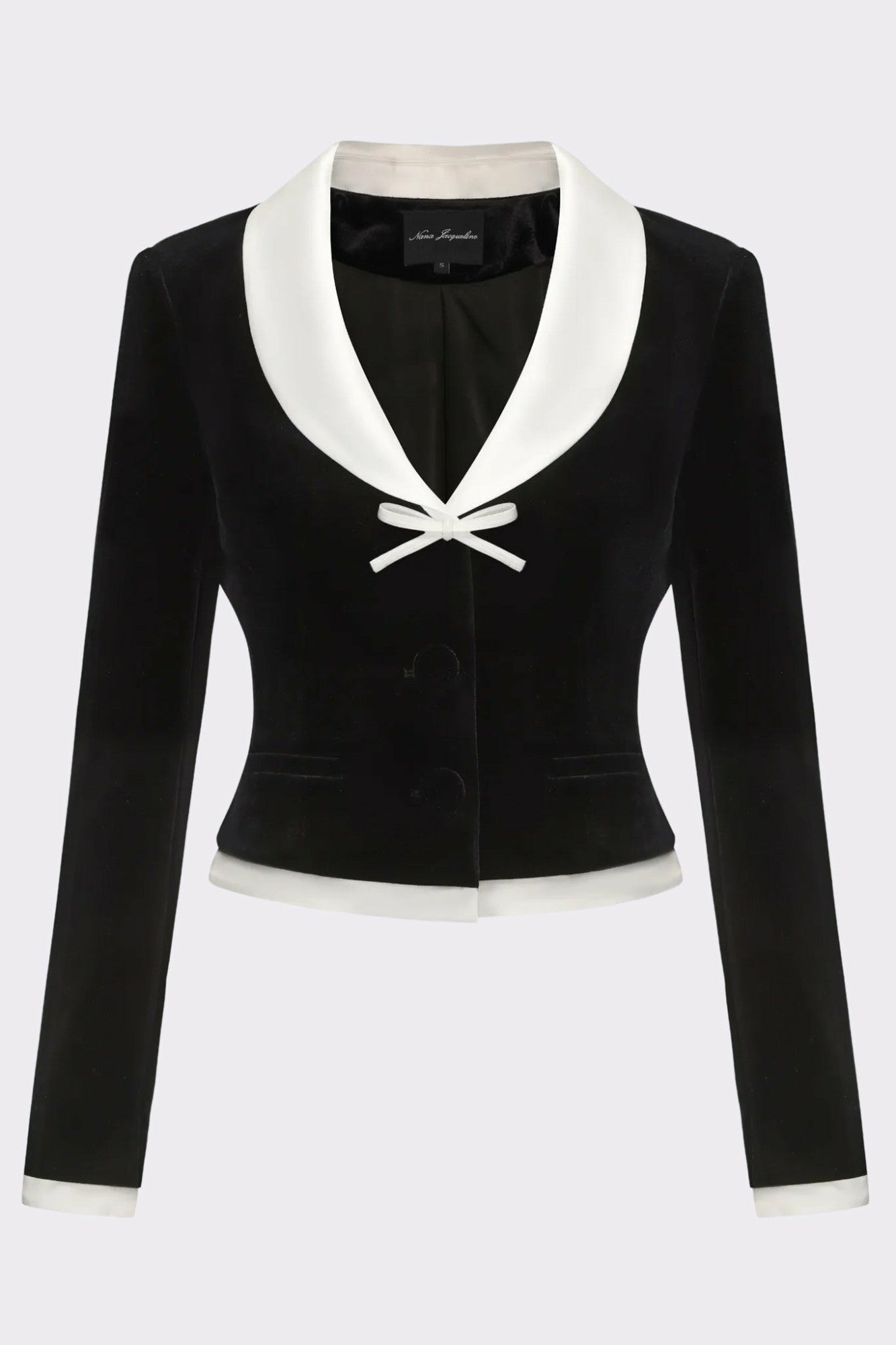Victoria Velvet Blazer: Black Blazer for Cocktail Party | Nana Jacqueline