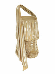 Amina Jumpsuit: Gold Jumpsuit for Birthday Celebration | Nana Jacqueline