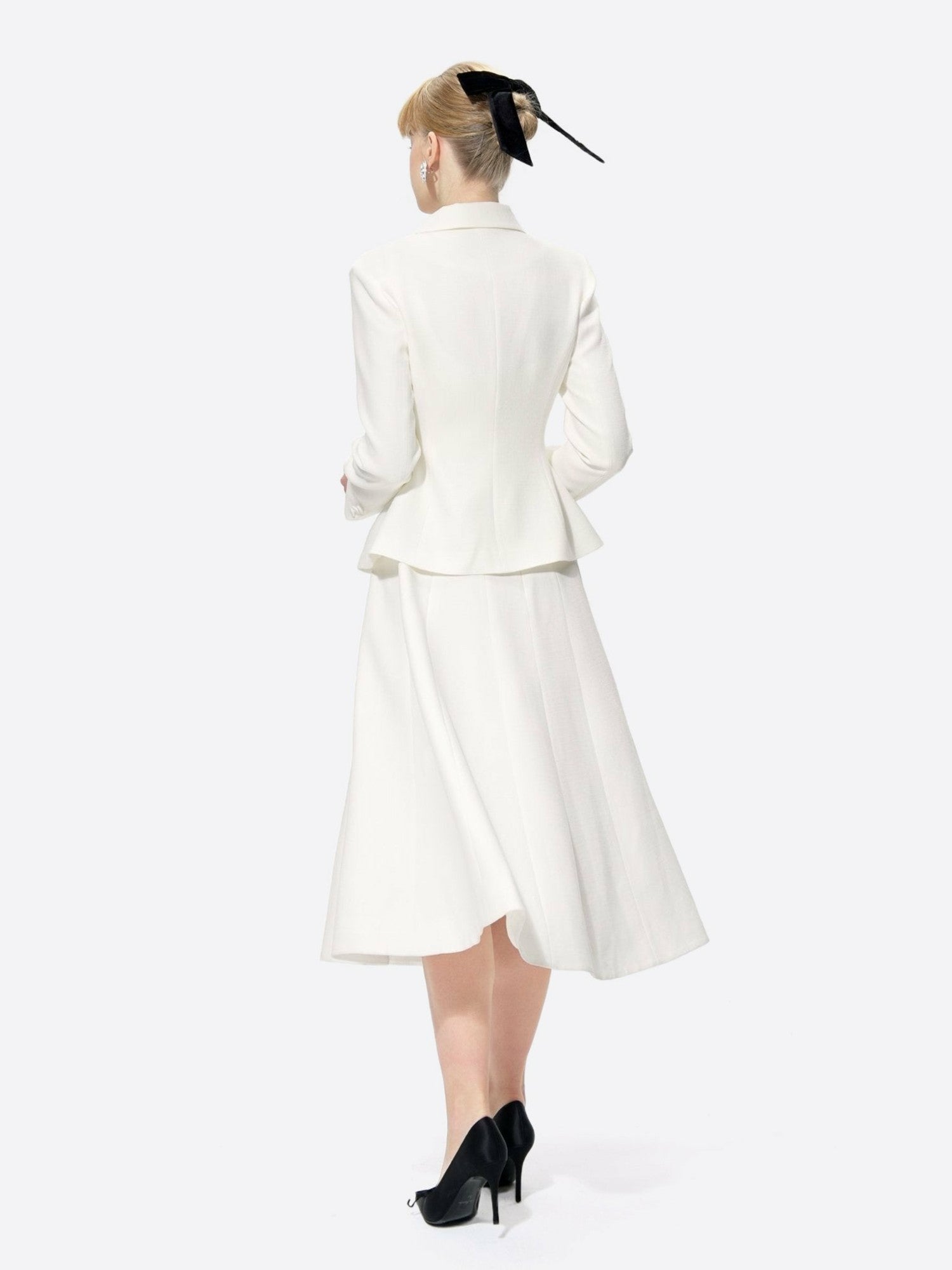 Vanessa Blazer: White Blazer for Rehearsal Dinner | Nana Jacqueline