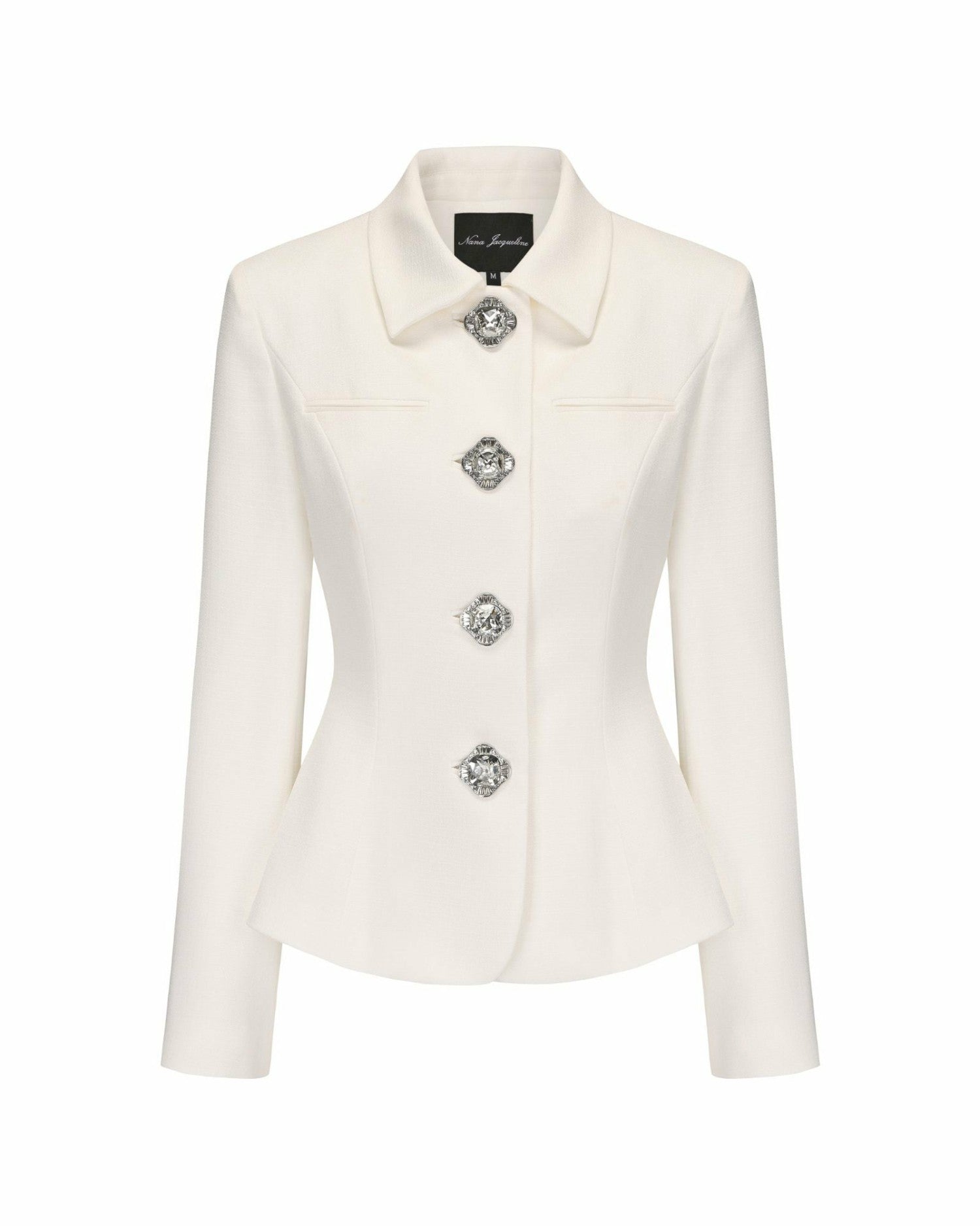Vanessa Blazer: White Blazer for Rehearsal Dinner | Nana Jacqueline