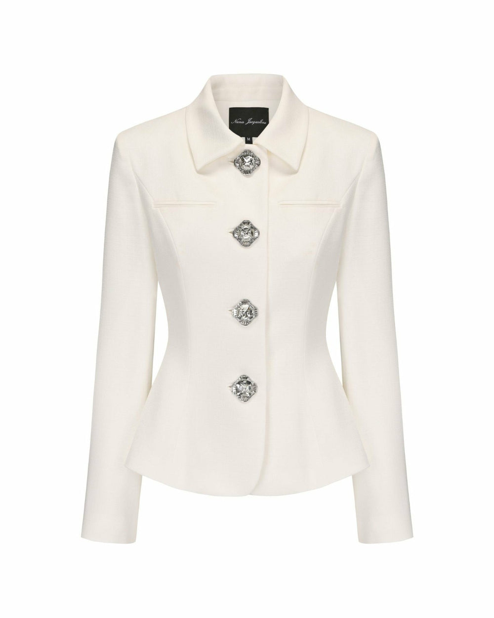 Vanessa Blazer: White Blazer for Rehearsal Dinner | Nana Jacqueline