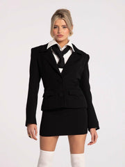 Dionne Blazer: Black Blazer for Business Meetings | Nana Jacqueline