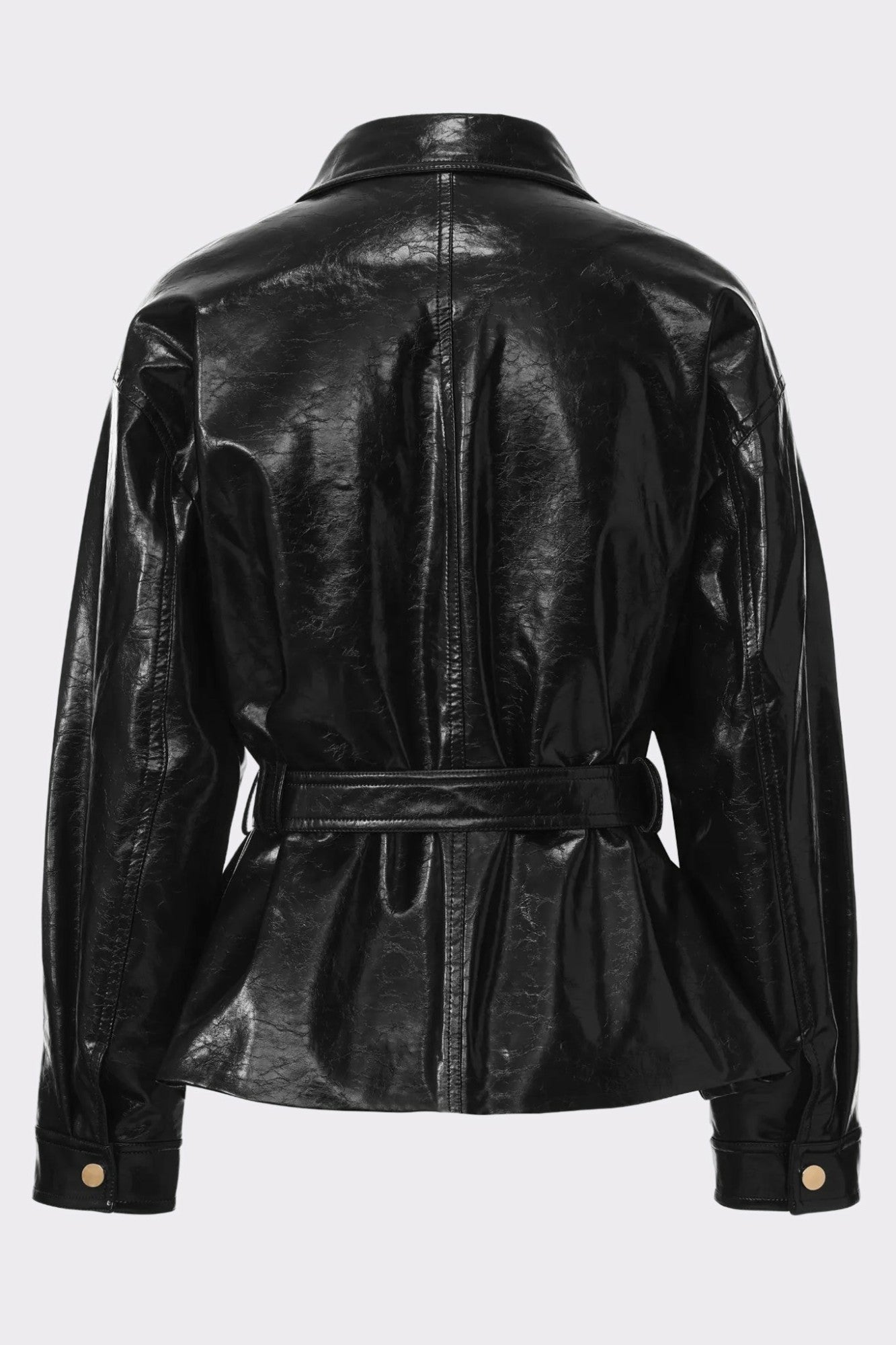 Isabella Vegan Leather Jacket: Black Jacket for Date Night | Nana Jacqueline