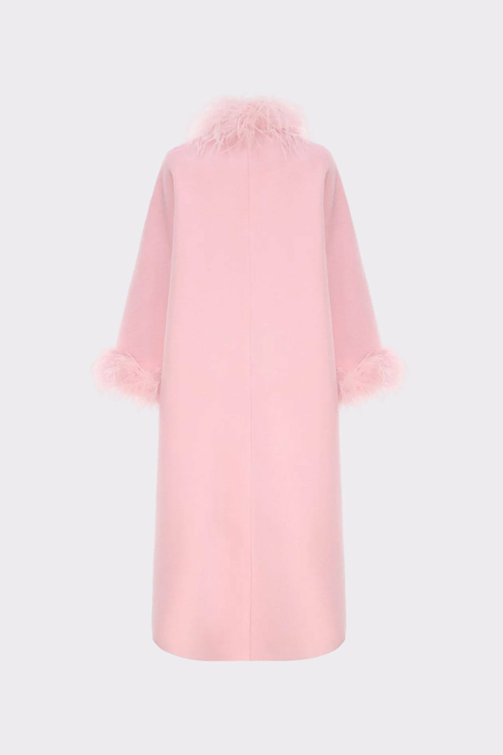 Nina Feather Coat: Pink Coat for Winter Wedding Guest | Nana Jacqueline