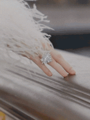 Angelica Feather Coat: White Coat for Winter Wedding | Nana Jacqueline