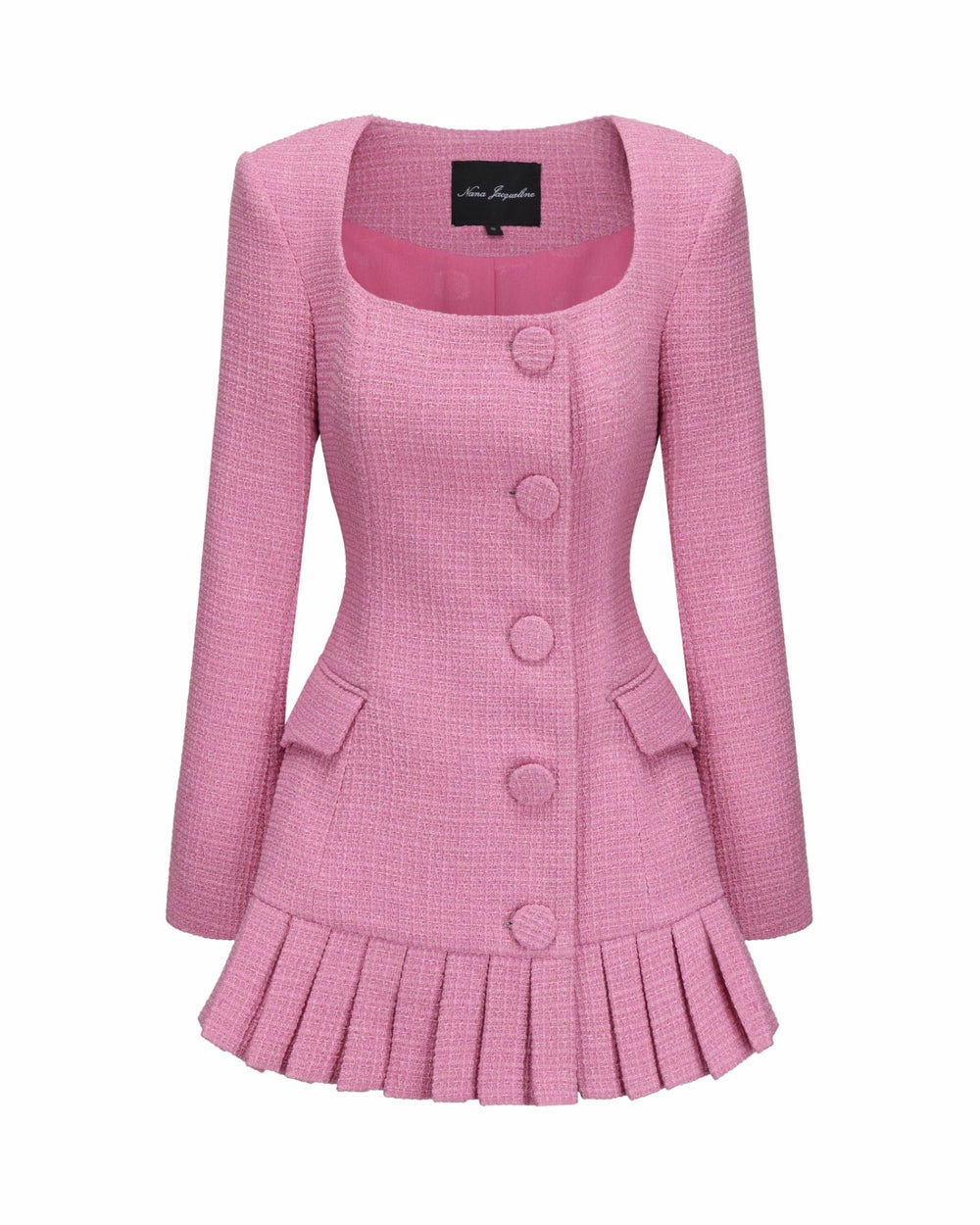 Lucille Tweed Jacket: Pink Jacket for Brunch | Nana Jacqueline