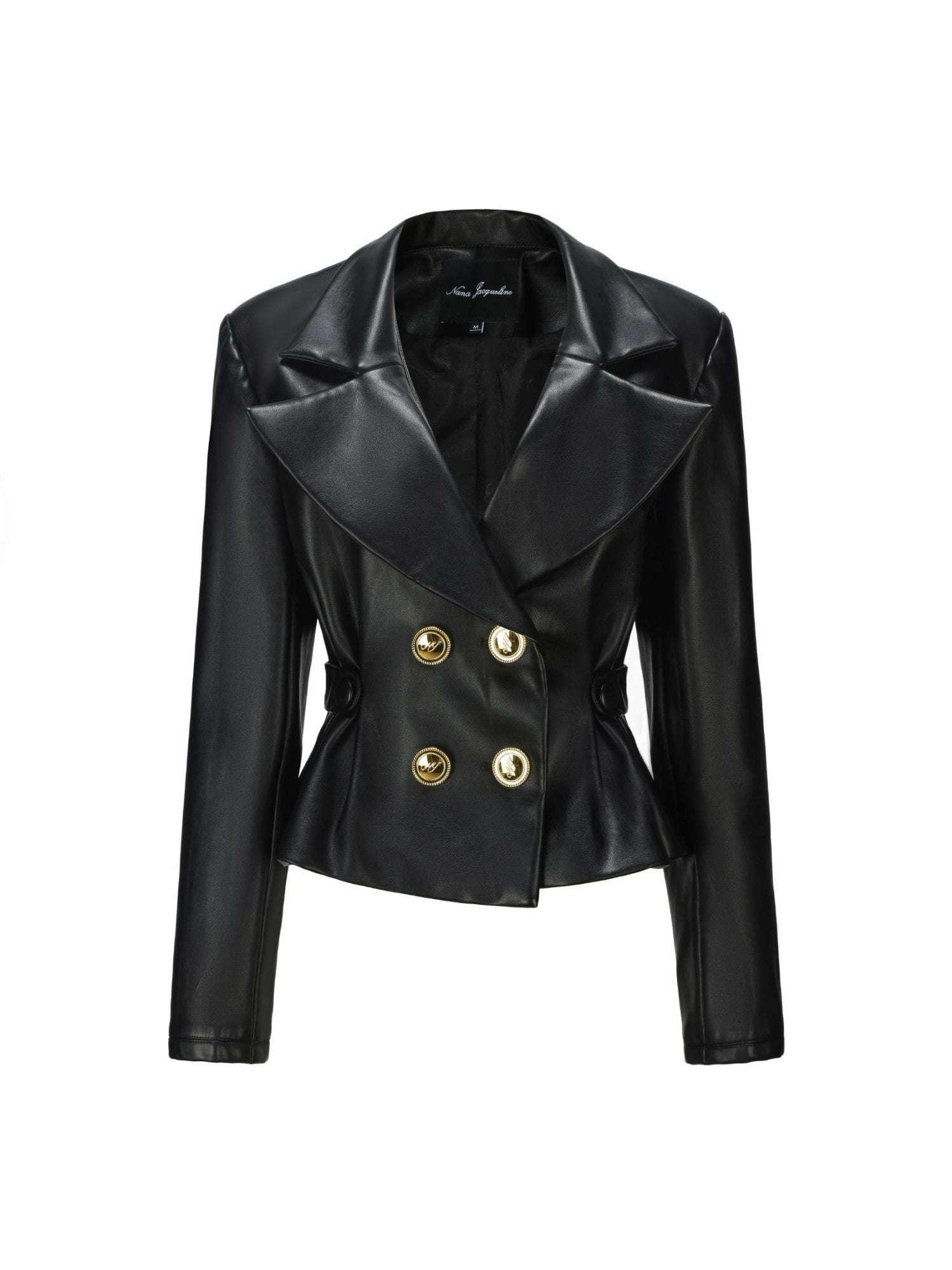 Lucy Leather Jacket: Black Leather Jacket for Date Night | Nana Jacqueline