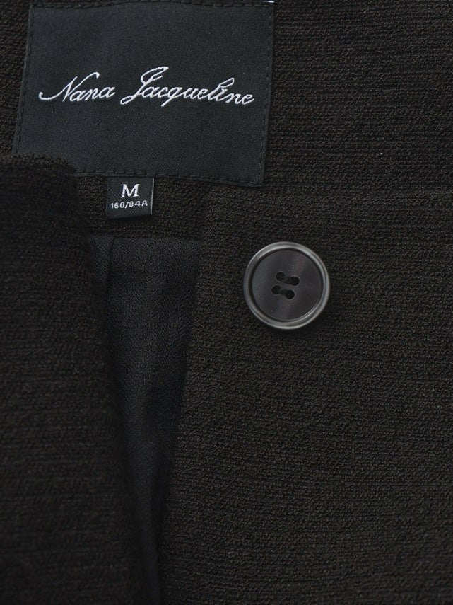 Natalia Tailored Hidden-Placket Black Blazer: Black Blazer for Cocktail Party | Nana Jacqueline