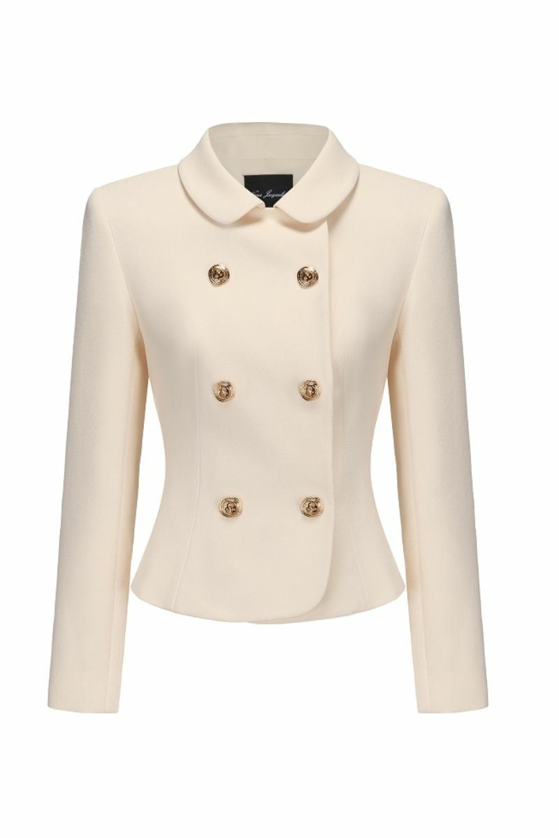 Chloe Blazer: Beige Blazer for Brunch | Nana Jacqueline