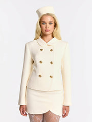Chloe Blazer: Beige Blazer for Brunch | Nana Jacqueline