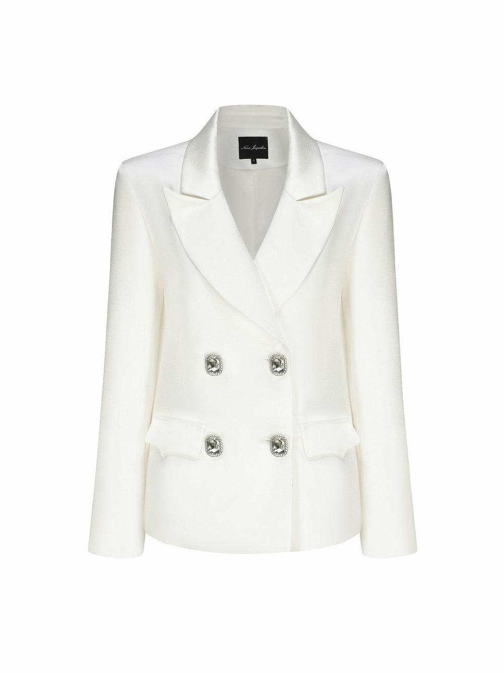 Cassandra Blazer: White Blazer for Rehearsal Dinner | Nana Jacqueline
