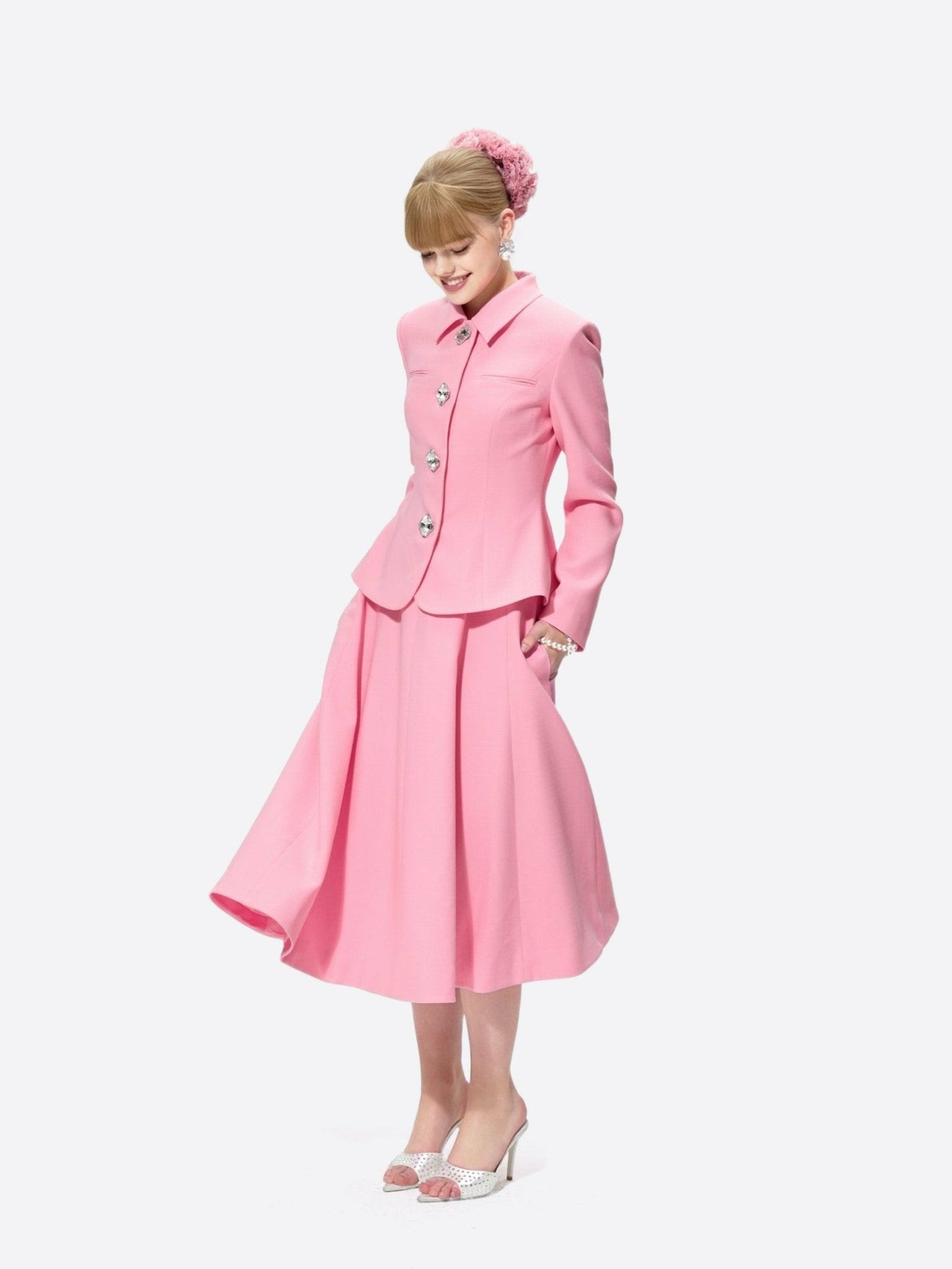 Vanessa Blazer: Pink Blazer for Brunch | Nana Jacqueline