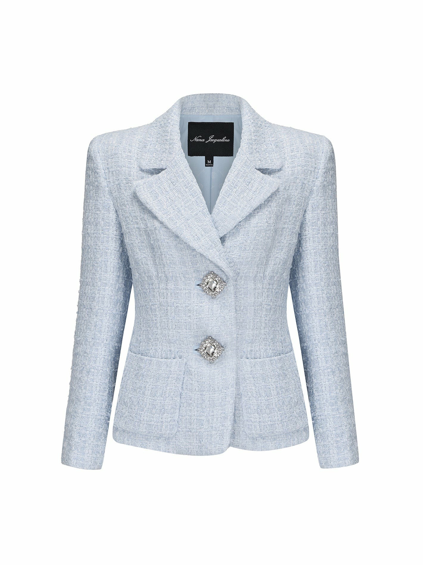 Maya Lapel Suit Jacket: Blue Jacket for Birthday Celebration | Nana Jacqueline