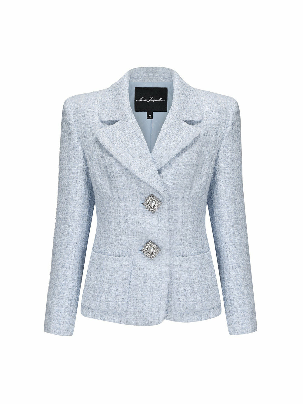 Maya Lapel Suit Jacket: Blue Jacket for Birthday Celebration | Nana Jacqueline