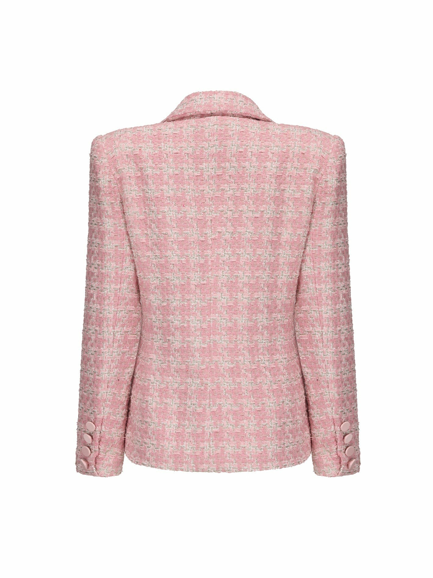 Maya Lapel Suit Jacket: Pink Jacket for Garden Party | Nana Jacqueline