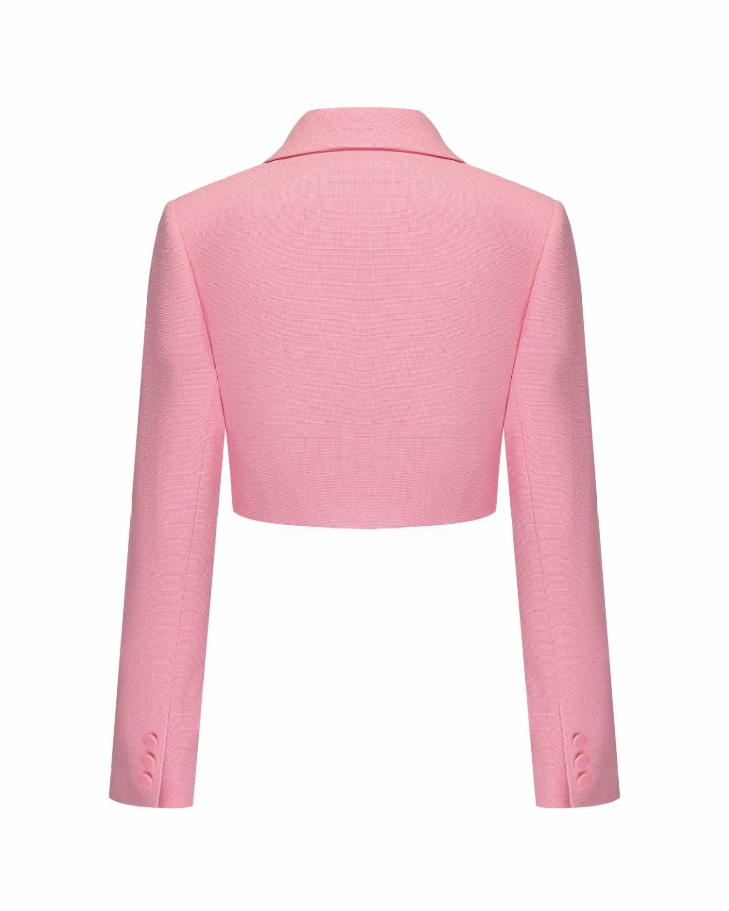 Tatiana Crop Blazer: Pink Blazer for Birthday Celebration | Nana Jacqueline