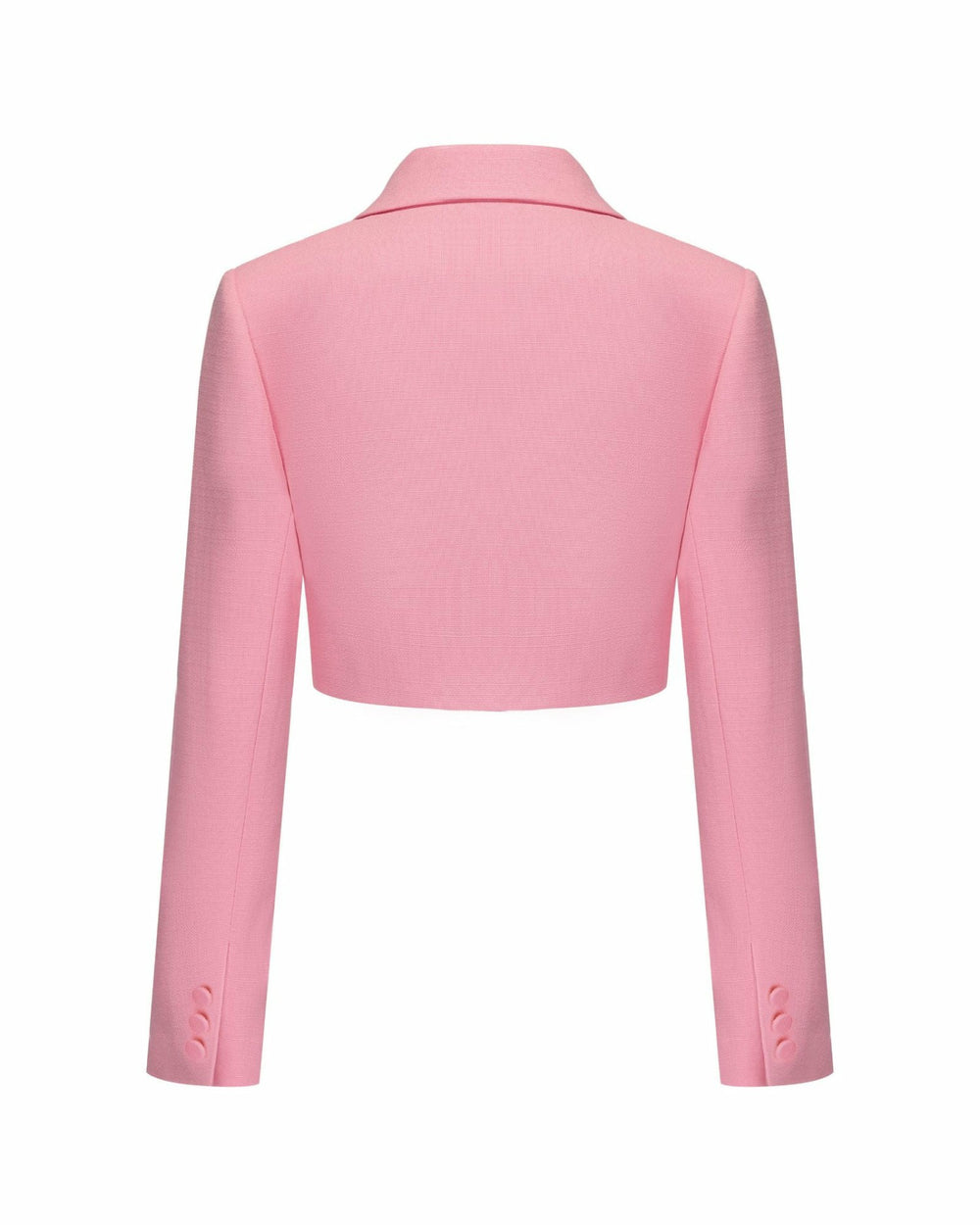 Tatiana Crop Blazer: Pink Blazer for Birthday Celebration | Nana Jacqueline