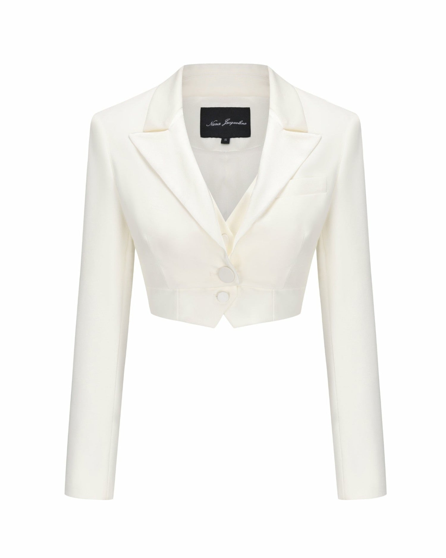 Bridget Suit Jacket: White Blazer for Bridal Shower | Nana Jacqueline