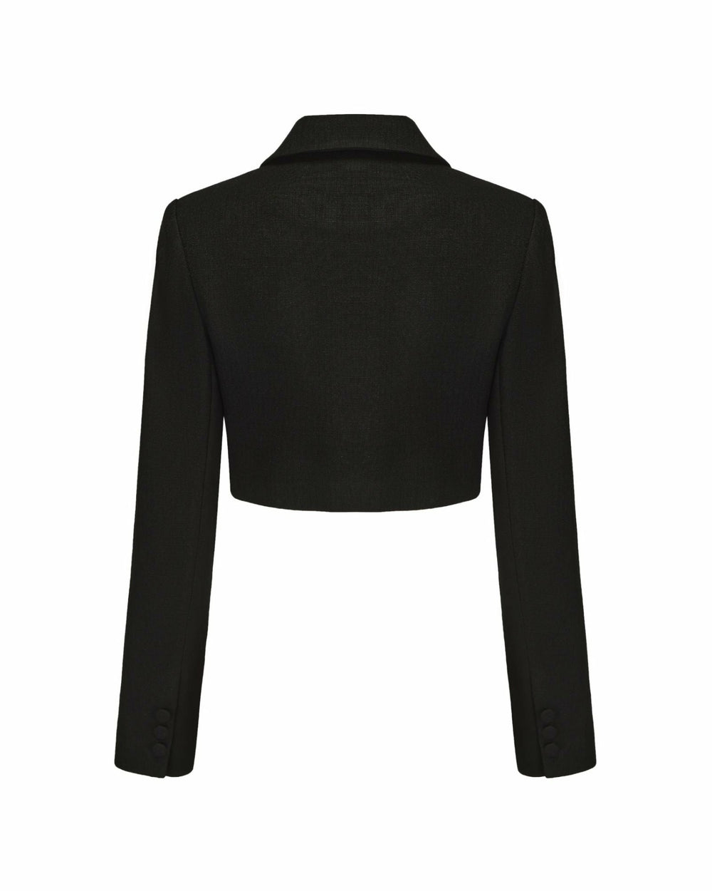 Tatiana Crop Blazer: Black Blazer for Cocktail Party | Nana Jacqueline