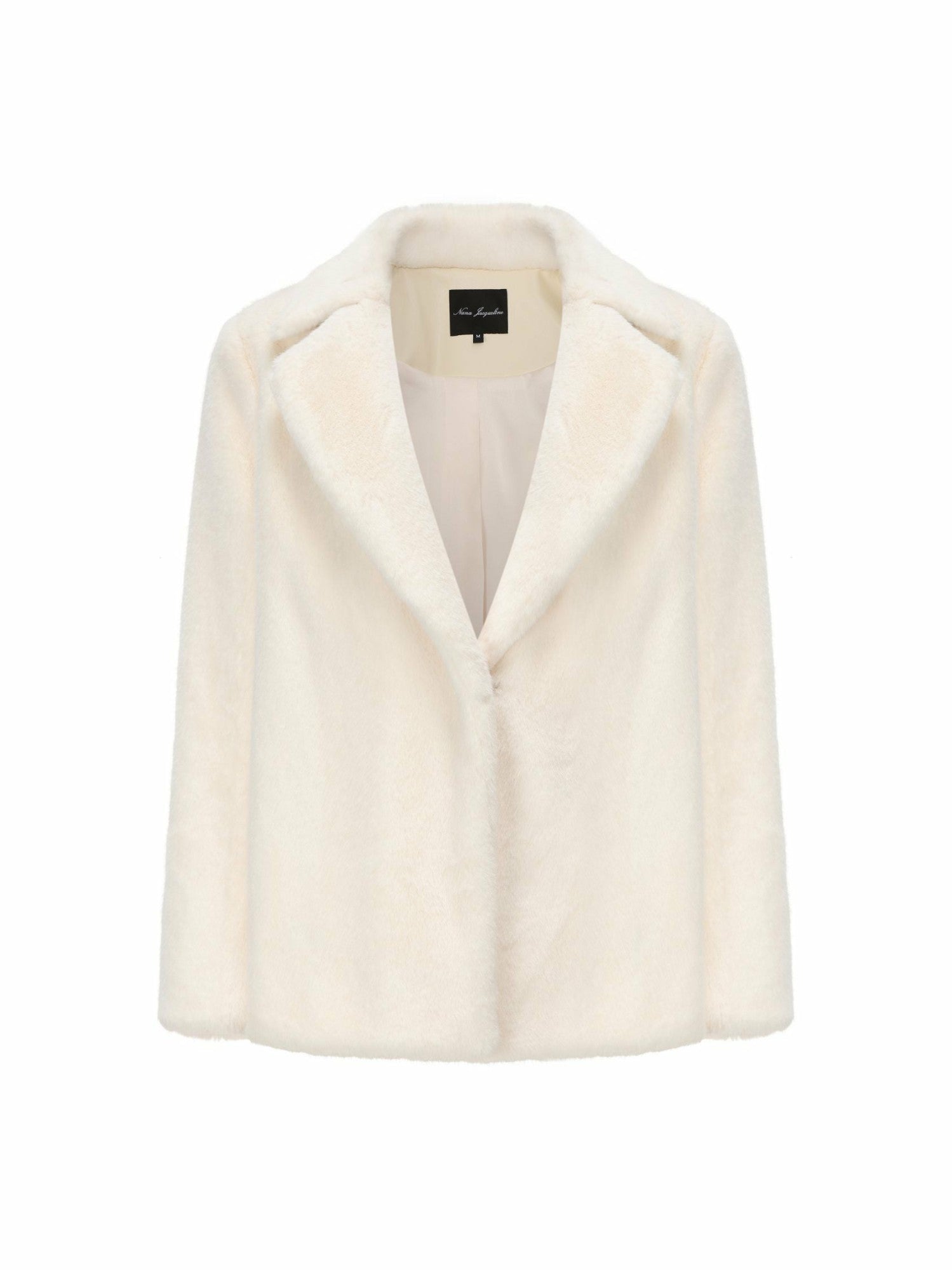 Phoebe Fur Jacket: White Fur Jacket for Winter Bridal Events | Nana Jacqueline